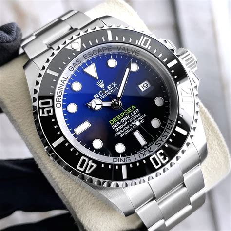 james cameron rolex deepsea sea dweller blue|rolex deepsea 126660 for sale.